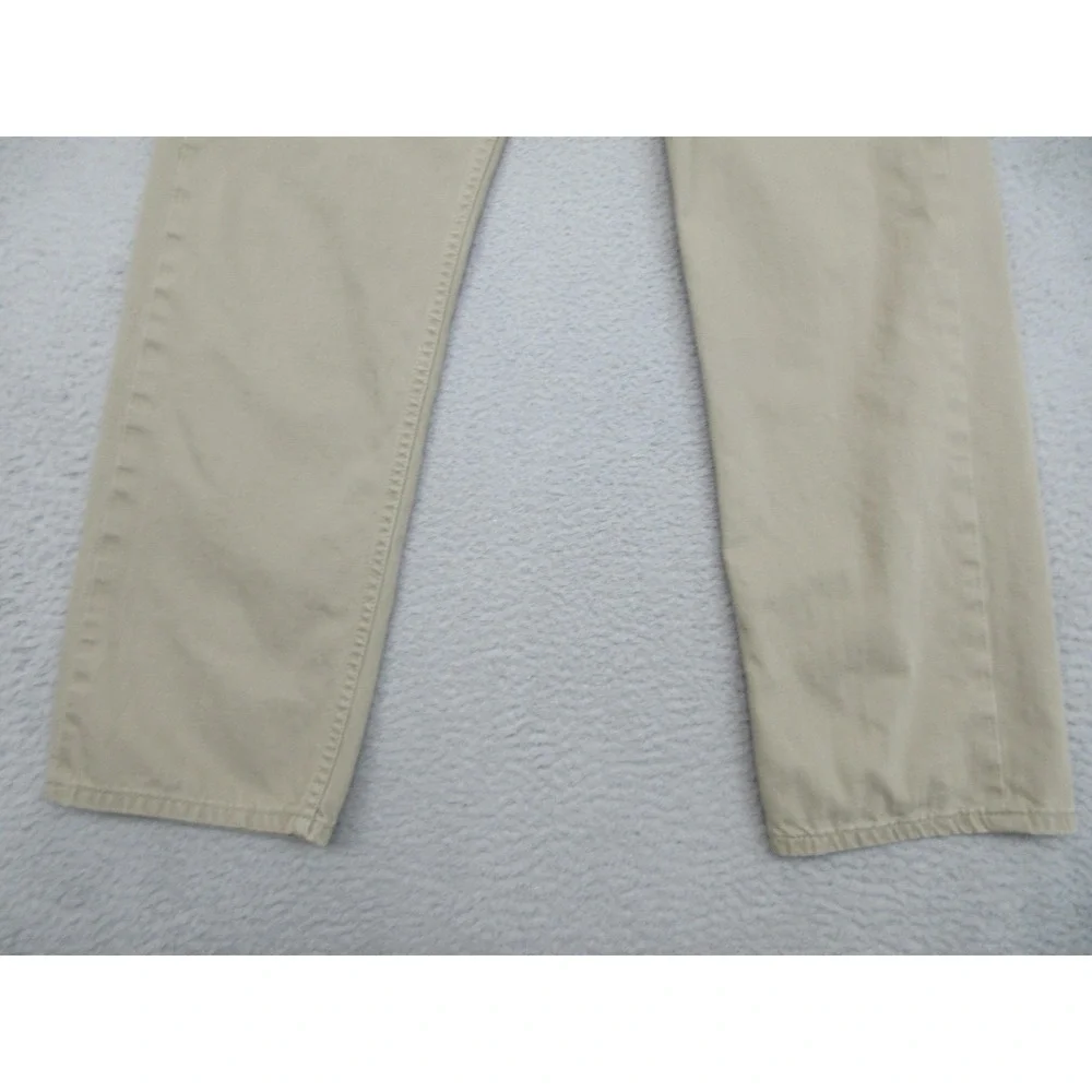 Levis 505 Jeans Mens 36x30 Beige‎ Straight Leg Denim Y2K Workwear (Tag 38x32)